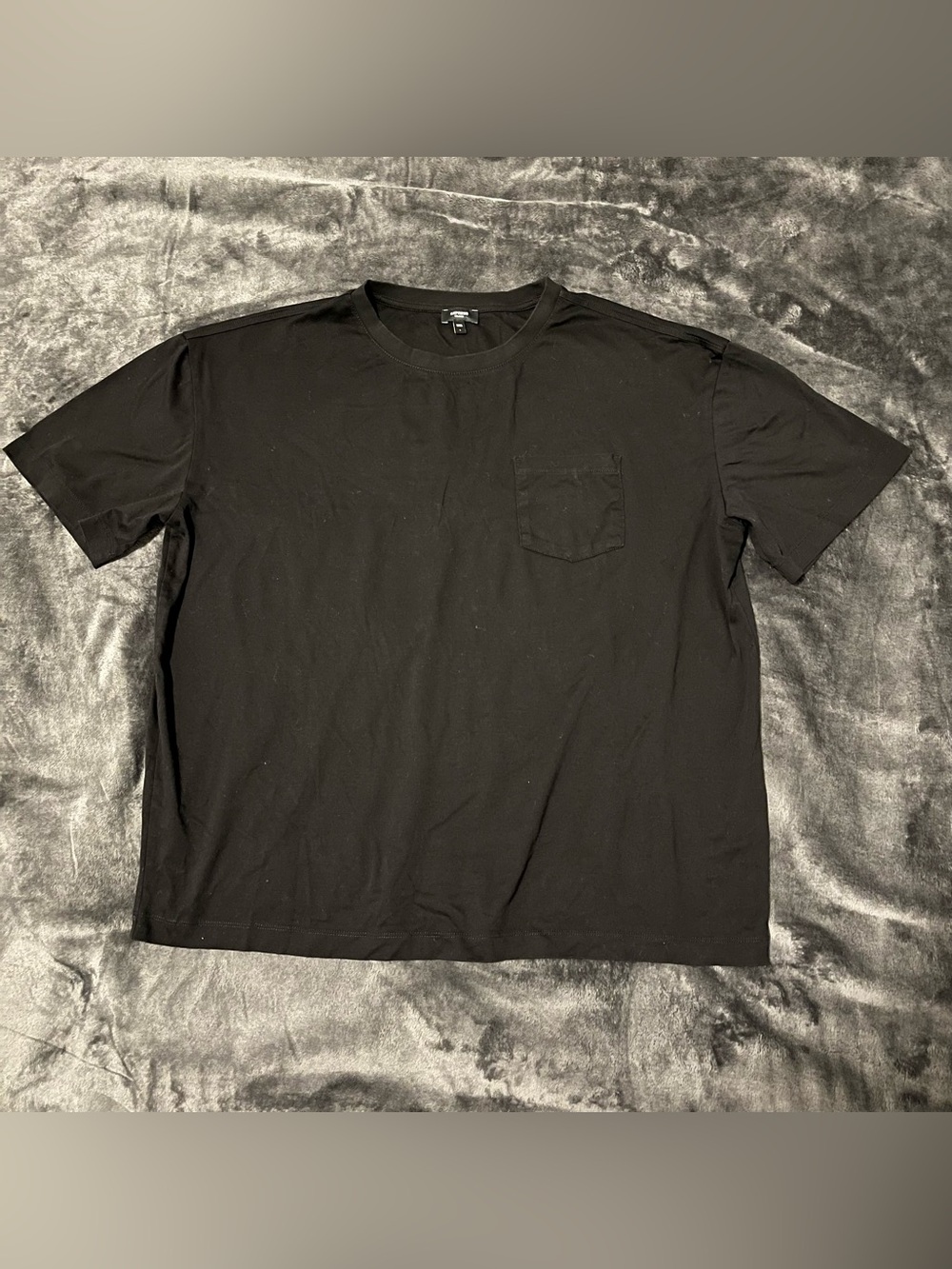 Express Men's Pocket T-Shirt relaxed fit Crew Neck Black Large